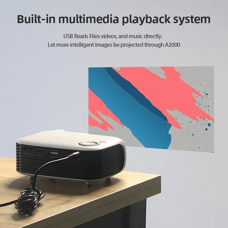 MiniCine Projector - Expérience Cinéma Compact Maison