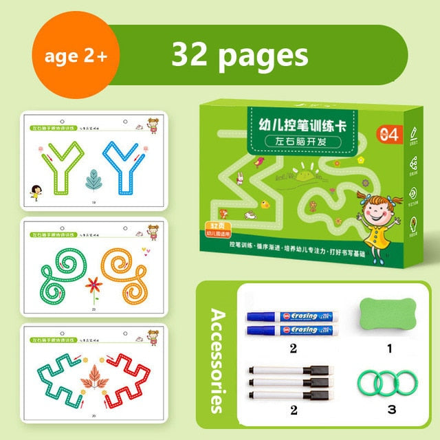 TraceMaster - Educational Handwriting Practice Workbook