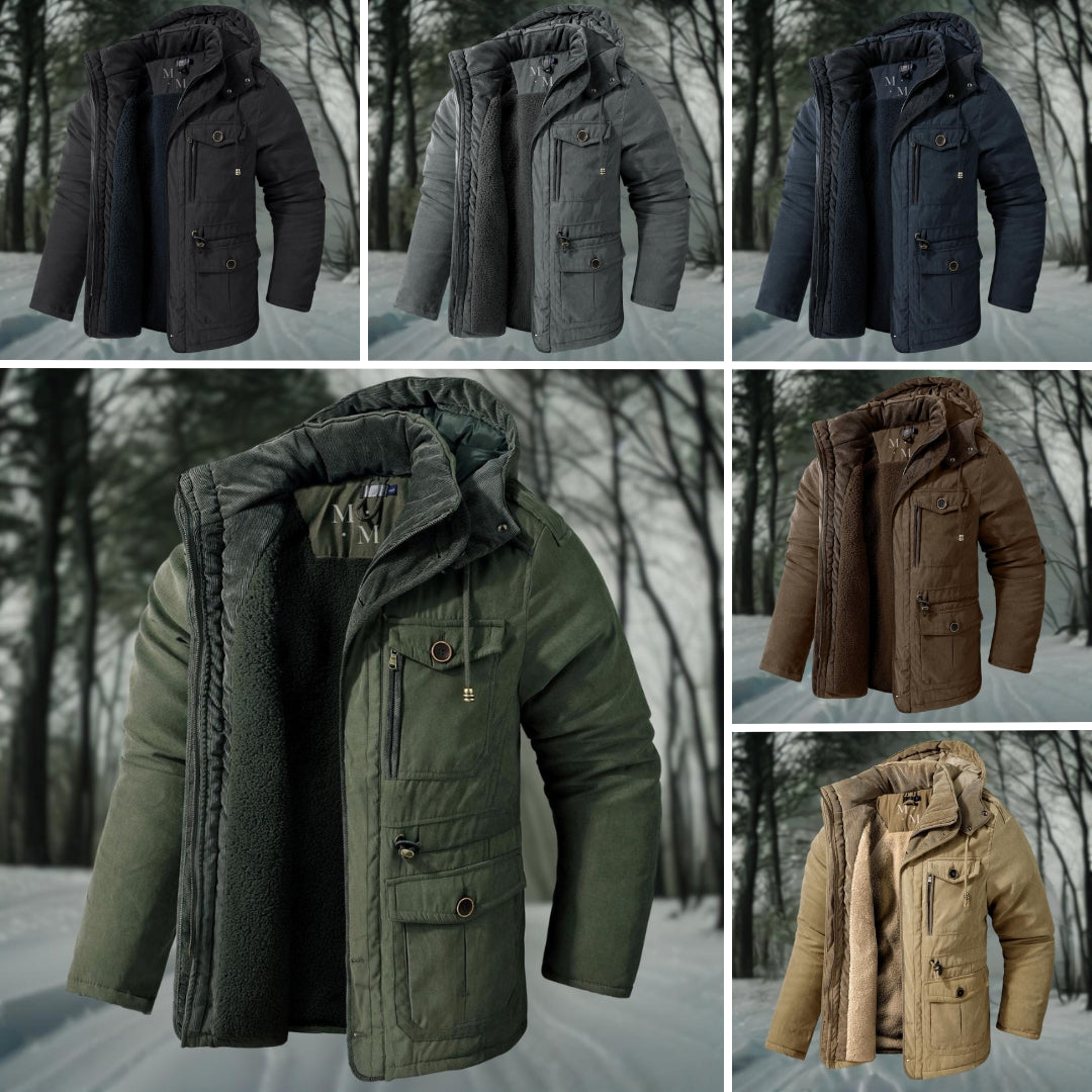 Sherpa Hooded Jacket - Luxuriously Warm Winter Coat