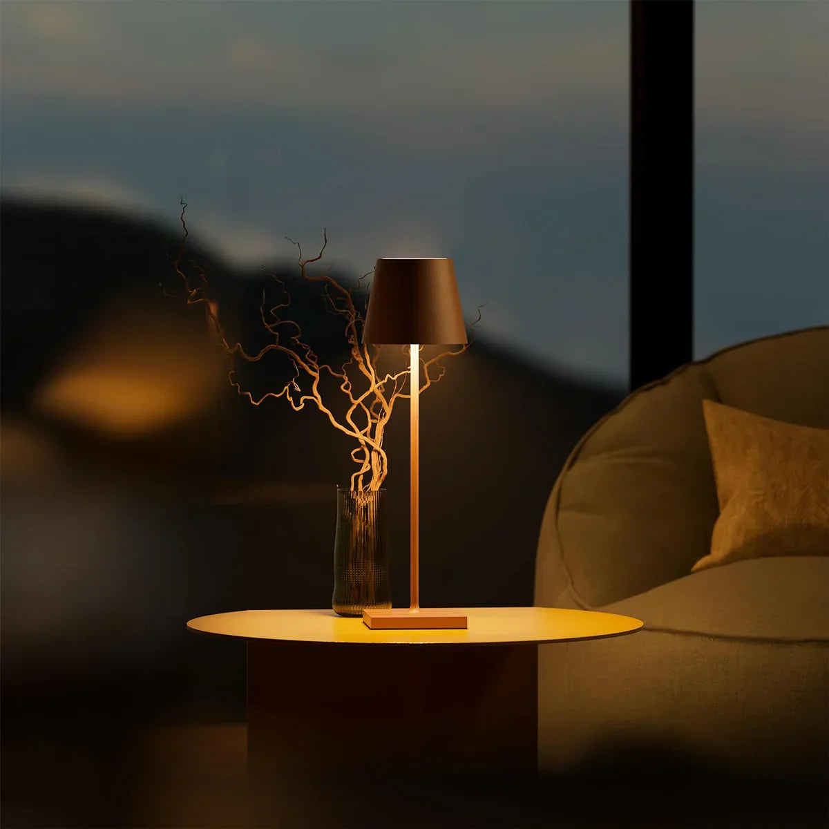 Zambrio - Elegant Rechargeable Wireless Table Lamp