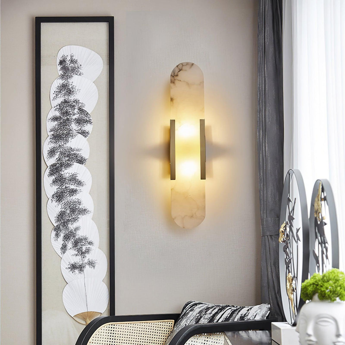 Melange - Handmade Alabaster Wall Sconce