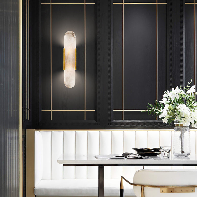 Melange - Handmade Alabaster Wall Sconce