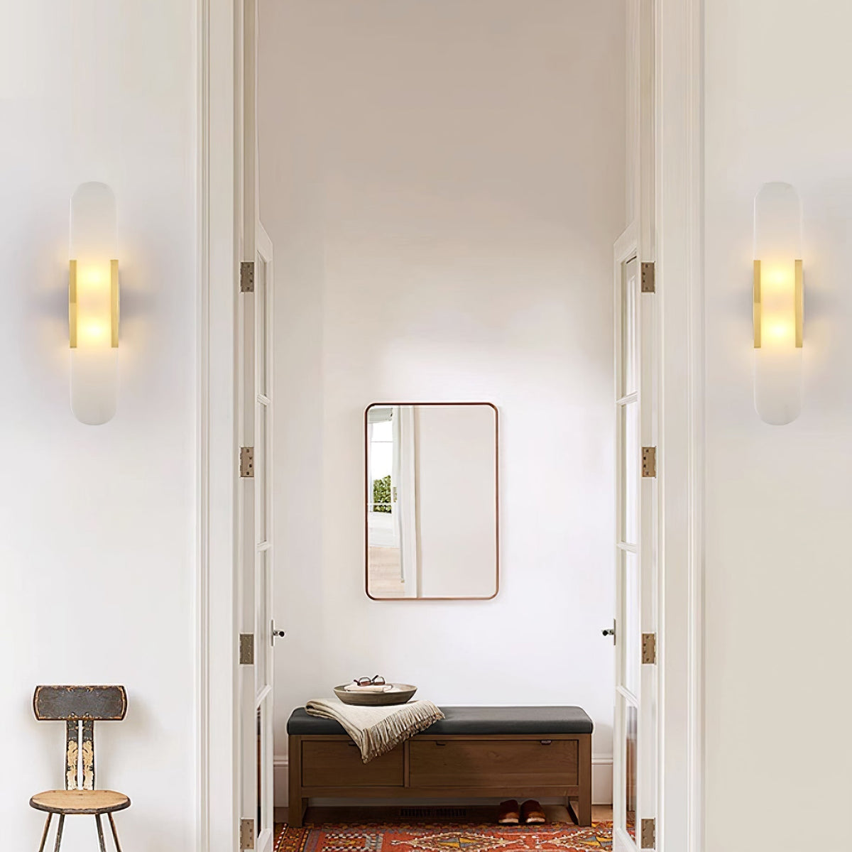 Melange - Handmade Alabaster Wall Sconce