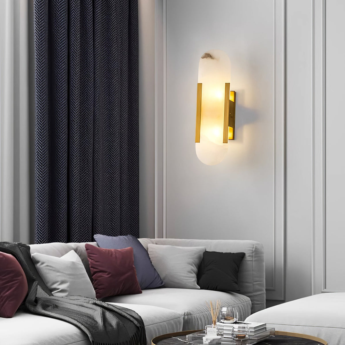 Melange - Handmade Alabaster Wall Sconce