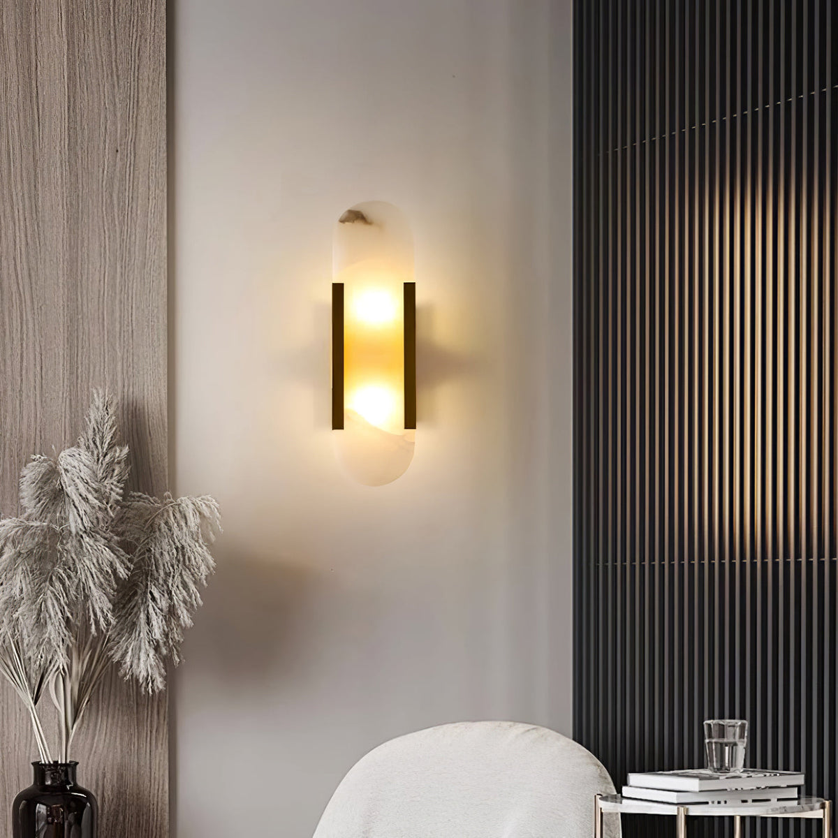 Melange - Handmade Alabaster Wall Sconce