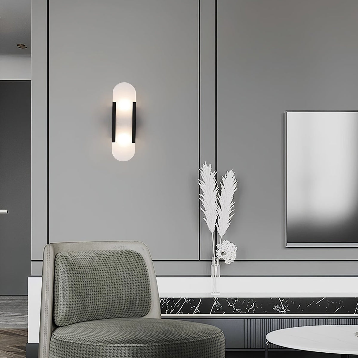 Melange - Handmade Alabaster Wall Sconce
