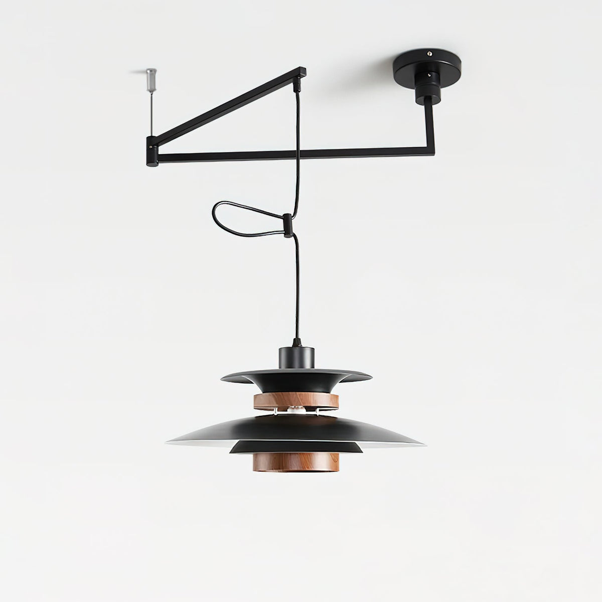 Mercero Elegance - Scandinavian LED Pendant with Four Shades