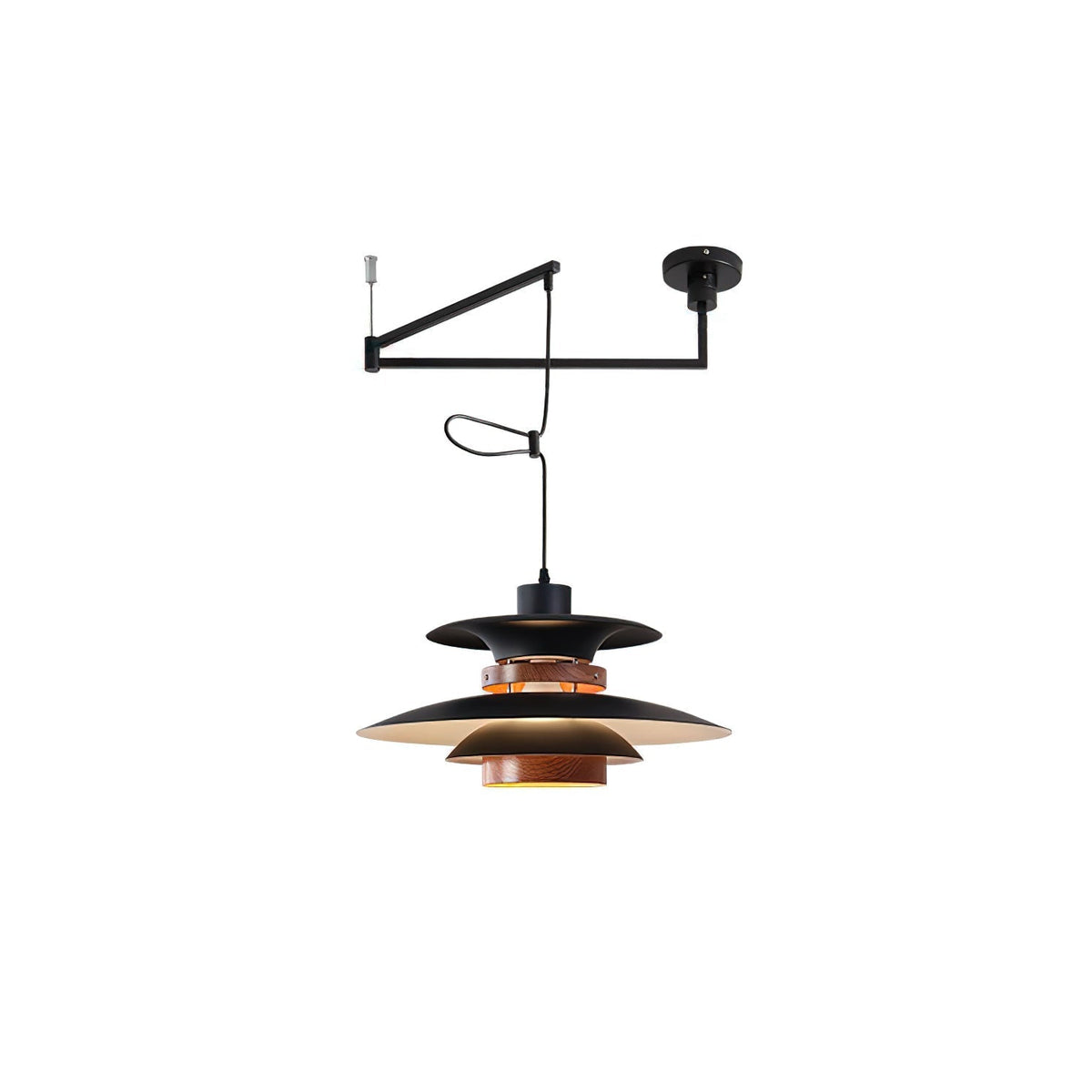 Mercero Elegance - Scandinavian LED Pendant with Four Shades