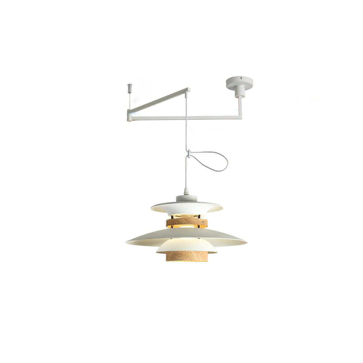 Mercero Elegance - Scandinavian LED Pendant with Four Shades