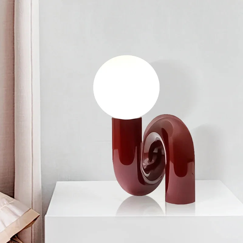 GlassSphere - Glass Ball Table Lamp with Elegant Design
