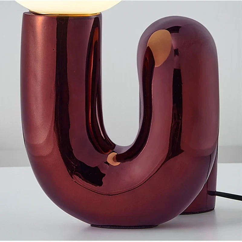 GlassSphere - Glass Ball Table Lamp with Elegant Design