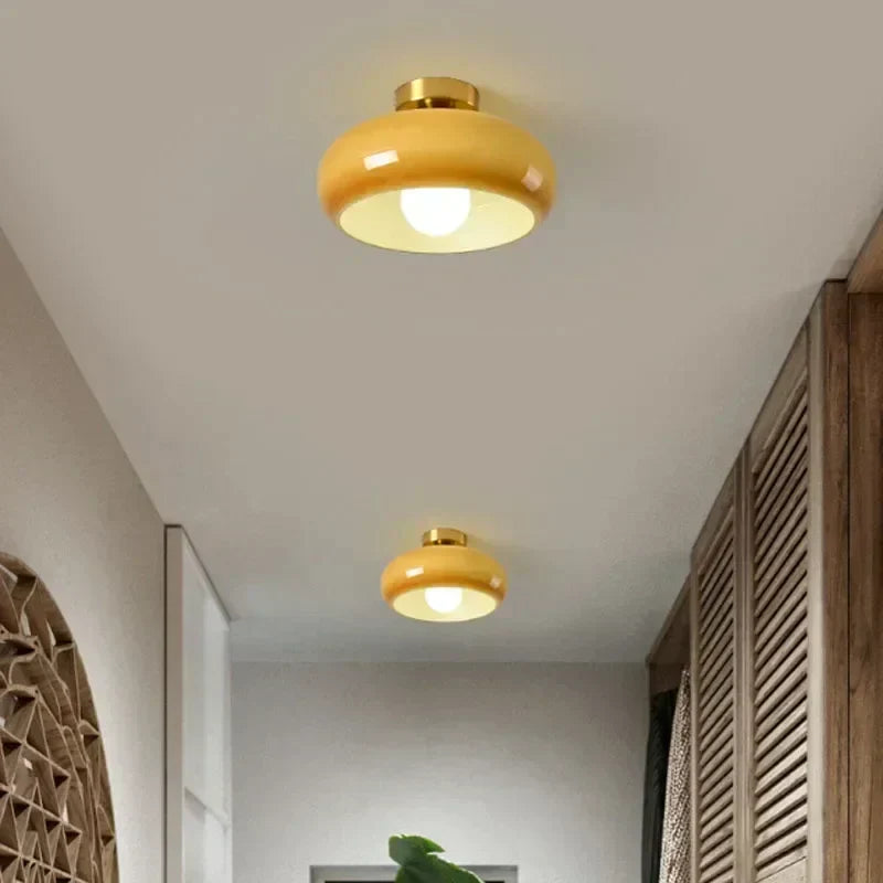 LuminaCraft - Glass LED Pendant Light for Ambient Lighting