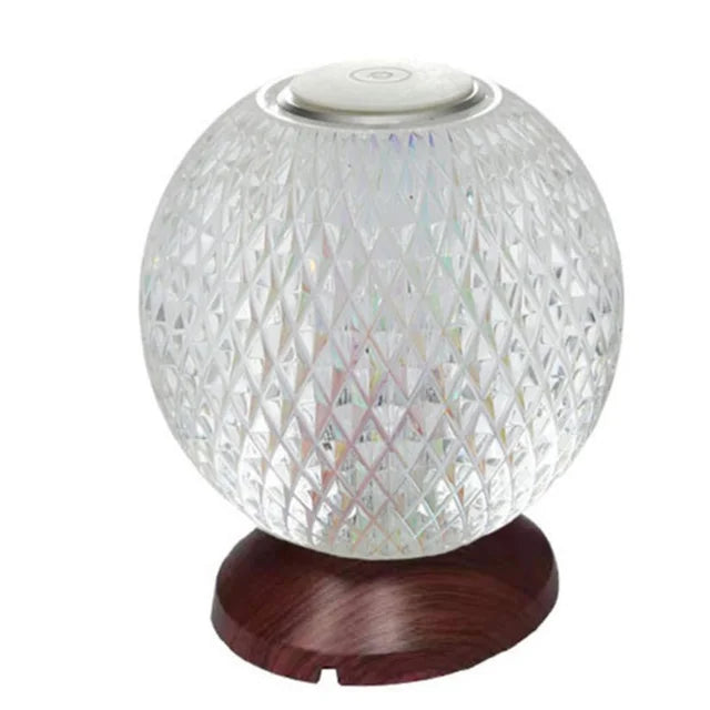 FlexiLuxe - Cordless Crystal Table Lamp for Luxurious Lighting