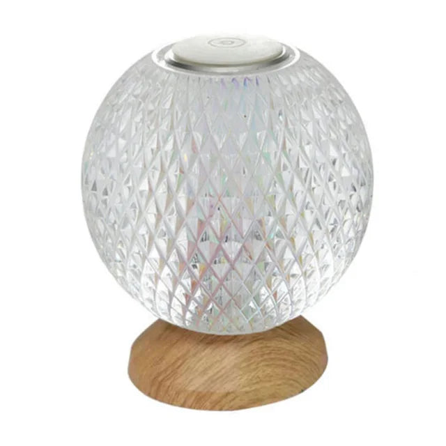 FlexiLuxe - Cordless Crystal Table Lamp for Luxurious Lighting