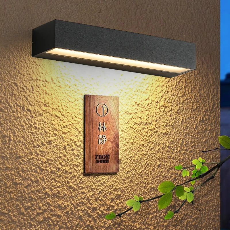 Wallbright - Applique murale LED moderne pour extérieur