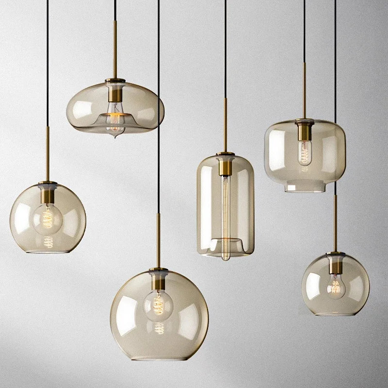 Eldara - Elegant Scandinavian Glass Pendant Light
