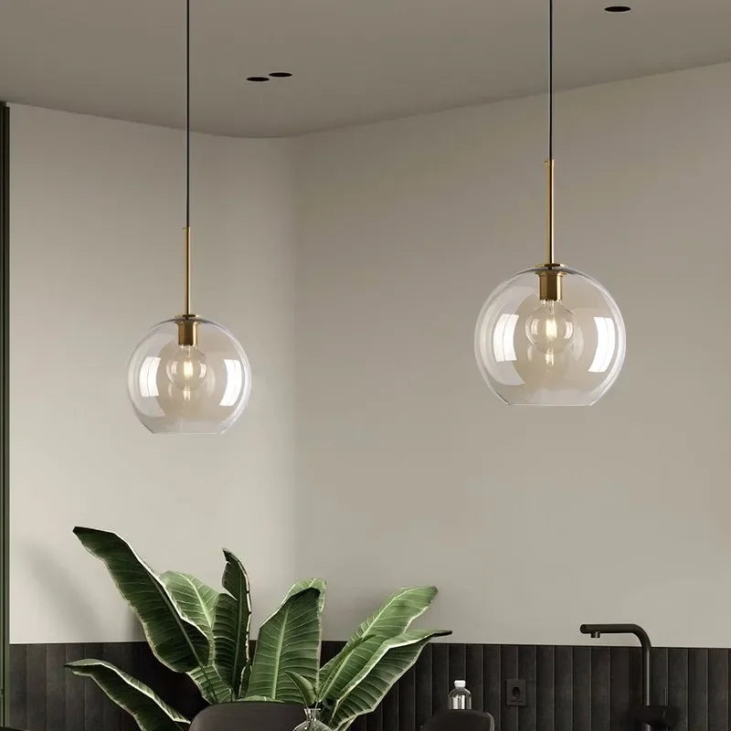 Eldara - Elegant Scandinavian Glass Pendant Light