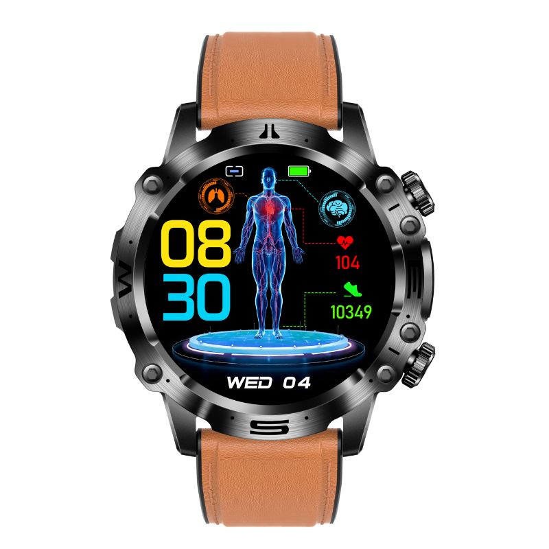 Montre Connectée Sport | Montre de Sport avec Écran AMOLED 1,43 & Suivi ECG | Suivi de Santé pour Hommes 8