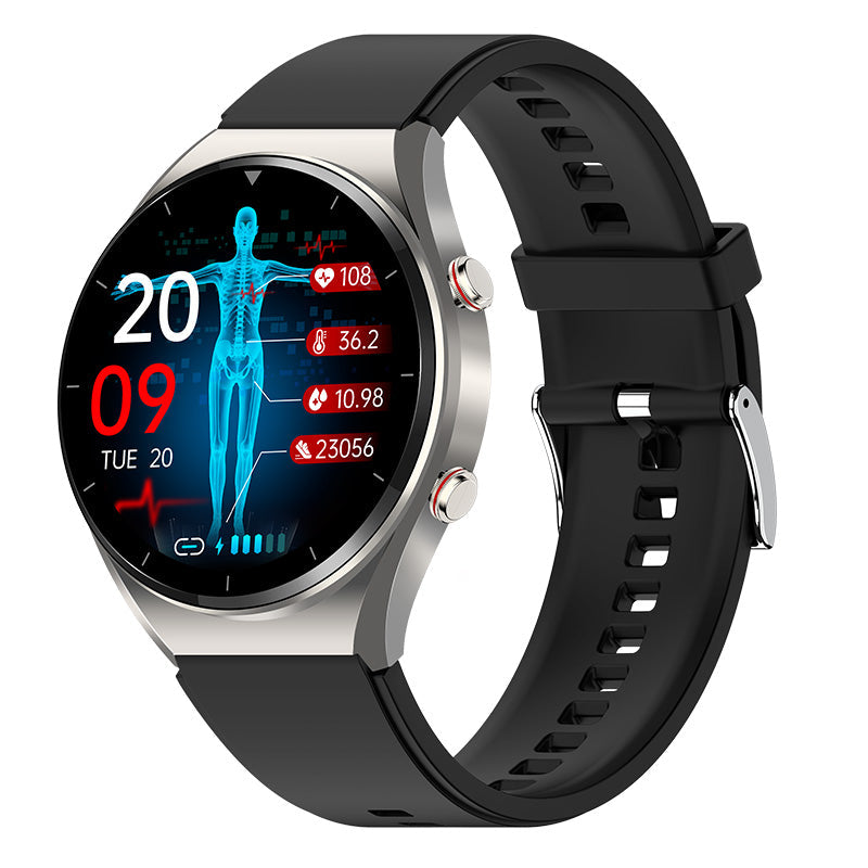 Montre Intelligente de Santé | Suivi Glycémie et ECG avec Moniteur de Fréquence Cardiaque | Analyse Complète pour Bien-être au Quotidien 9