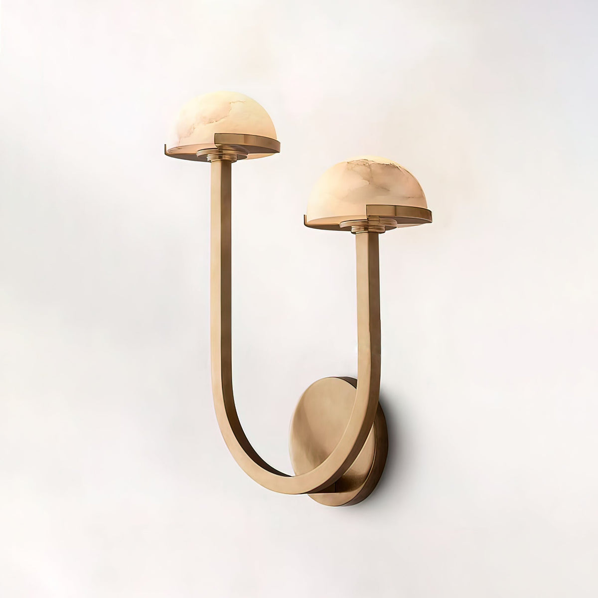Silvora - Organic Alabaster Wall Sconce