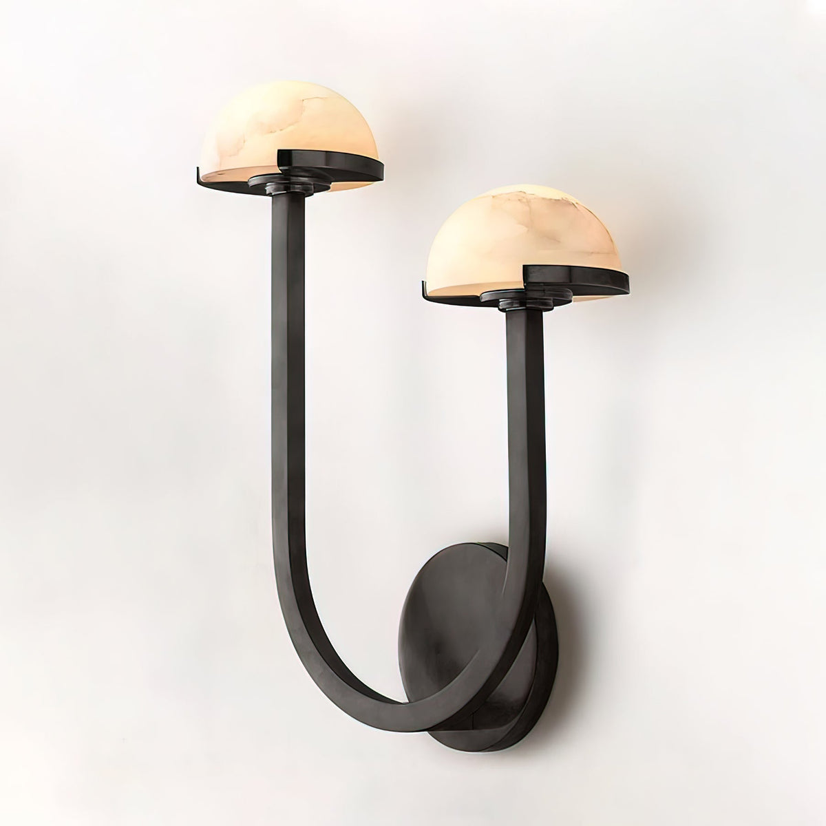 Silvora - Organic Alabaster Wall Sconce