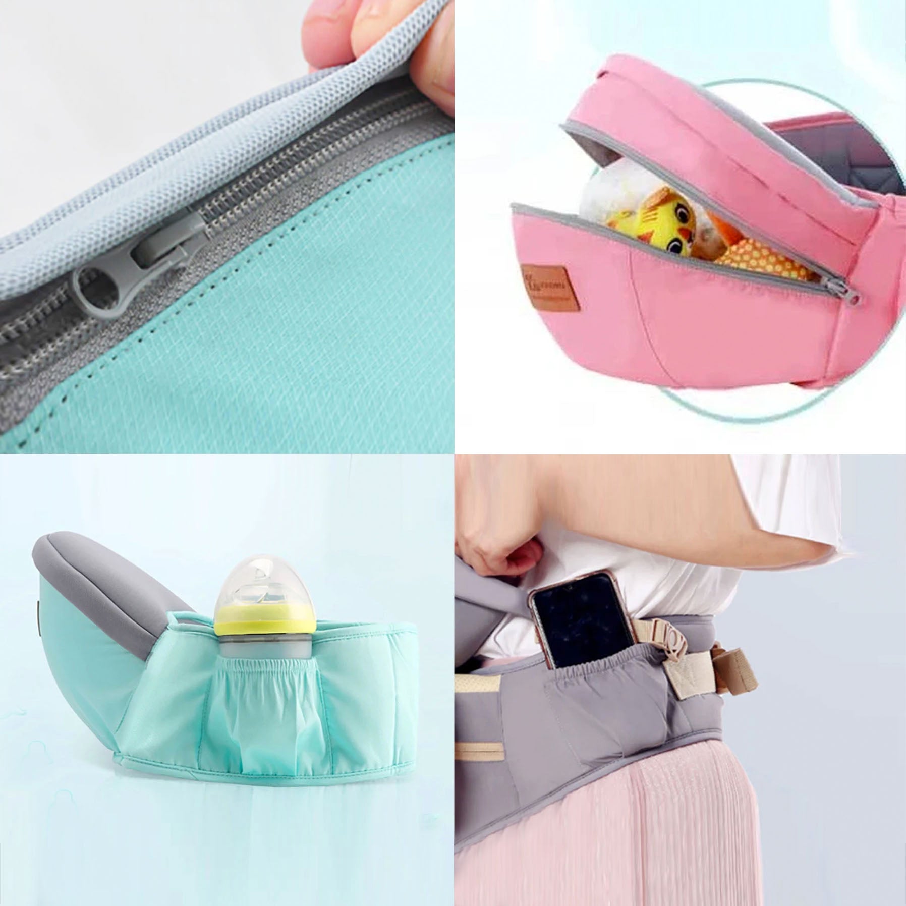 Hiptrust - Ergonomic Hip Seat Carrier for Effortless Baby Carrying