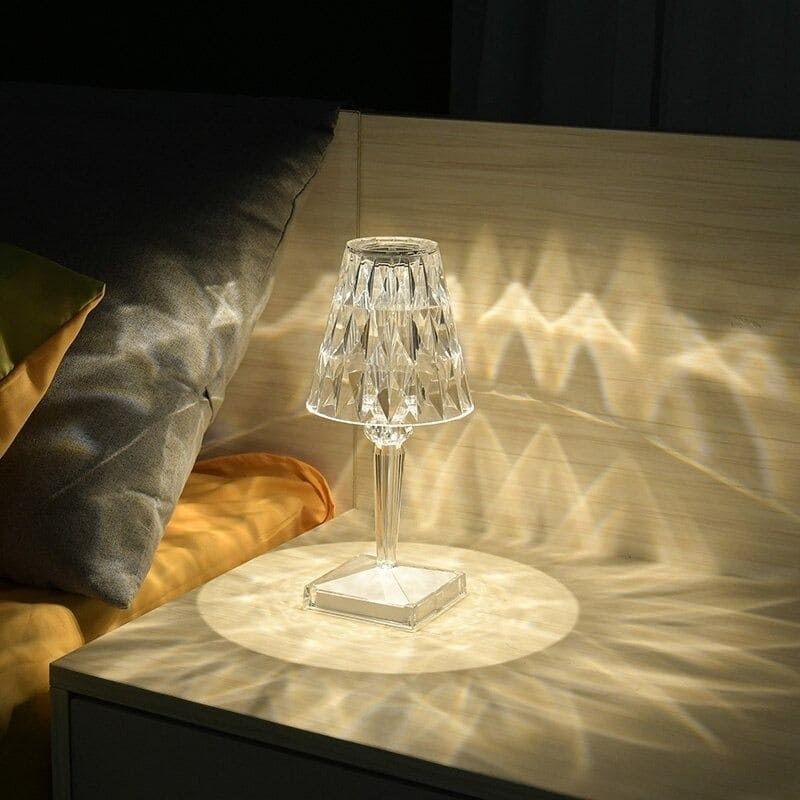 LuxeGlow - Lampe Cristal Élégante pour Salon