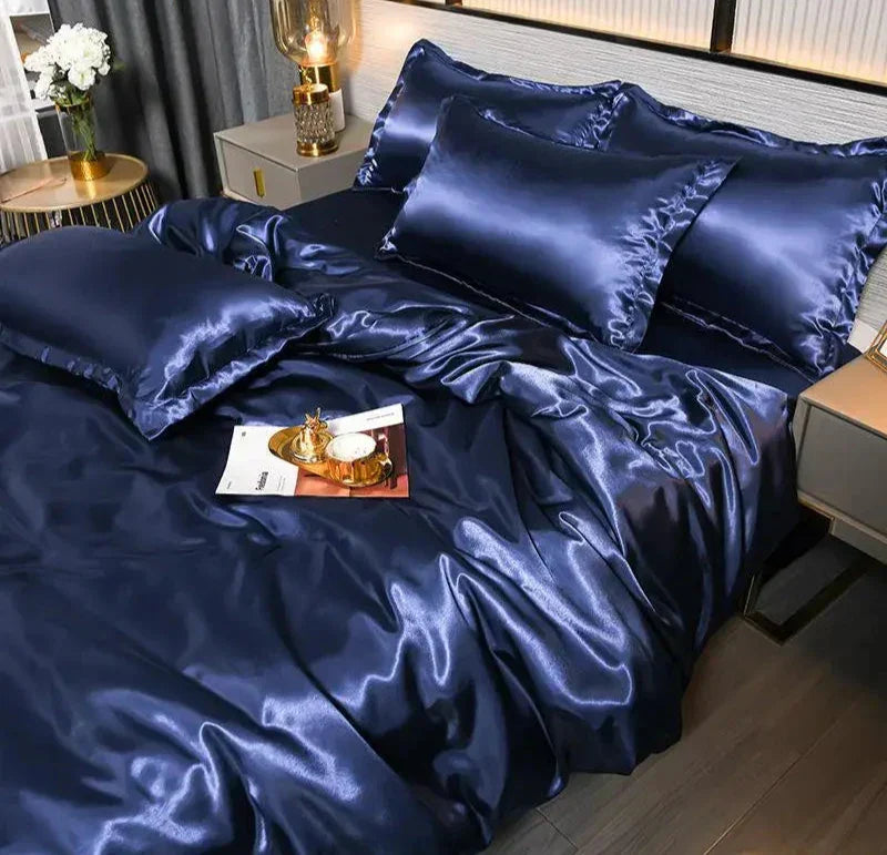 SatinLuxe Duvet Cover - Soft, Glossy Satin Bedding