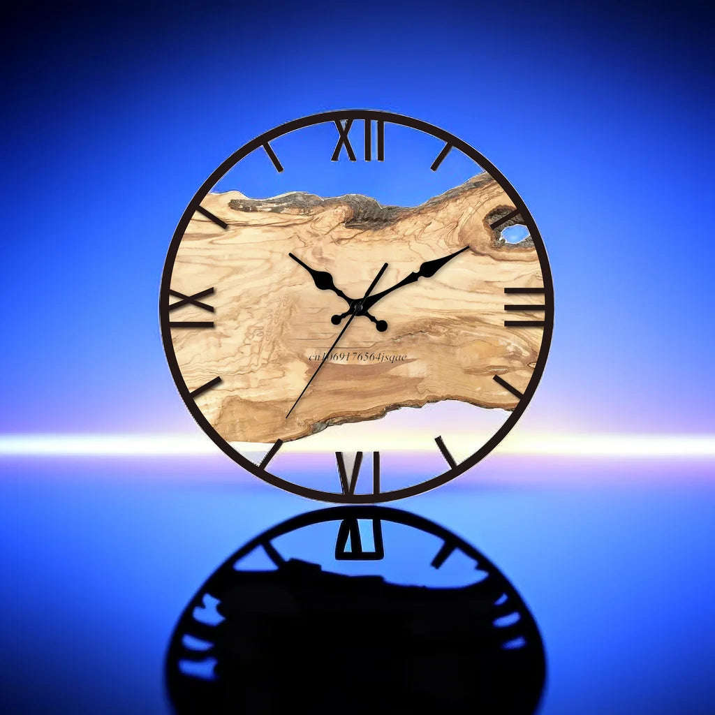 LucidHours - Transparent Acrylic Wall Clock for Modern Interiors