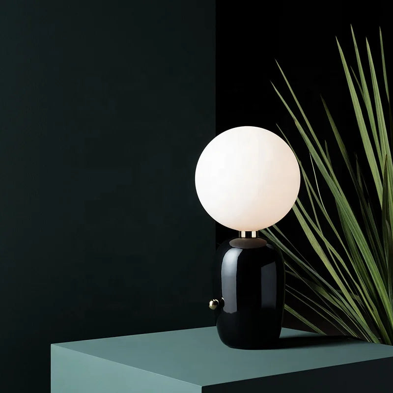 WinterGlo - Scandinavian Luxury Table Lamp with Elegant Design