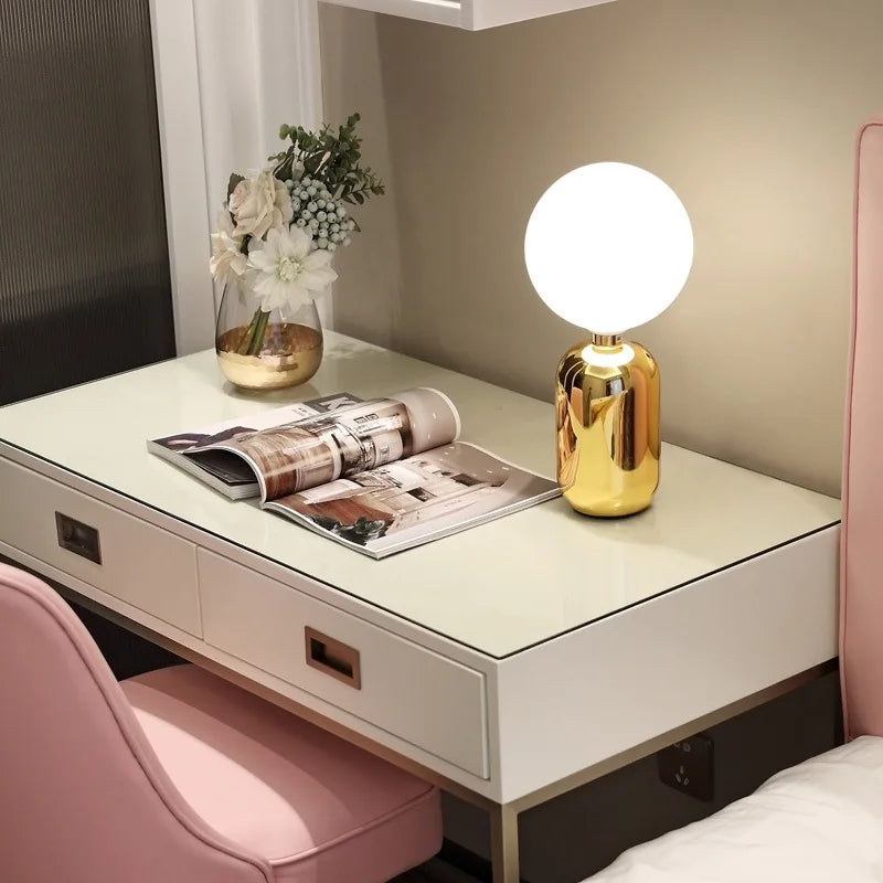 WinterGlo - Scandinavian Luxury Table Lamp with Elegant Design
