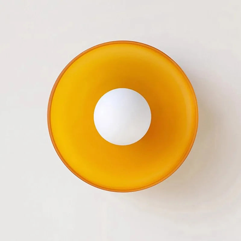 GlassGlow Ceiling Light - Elegant Nordic Glass Design