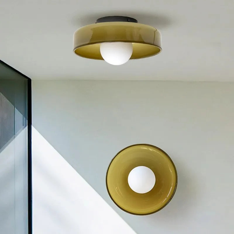 GlassGlow Ceiling Light - Elegant Nordic Glass Design