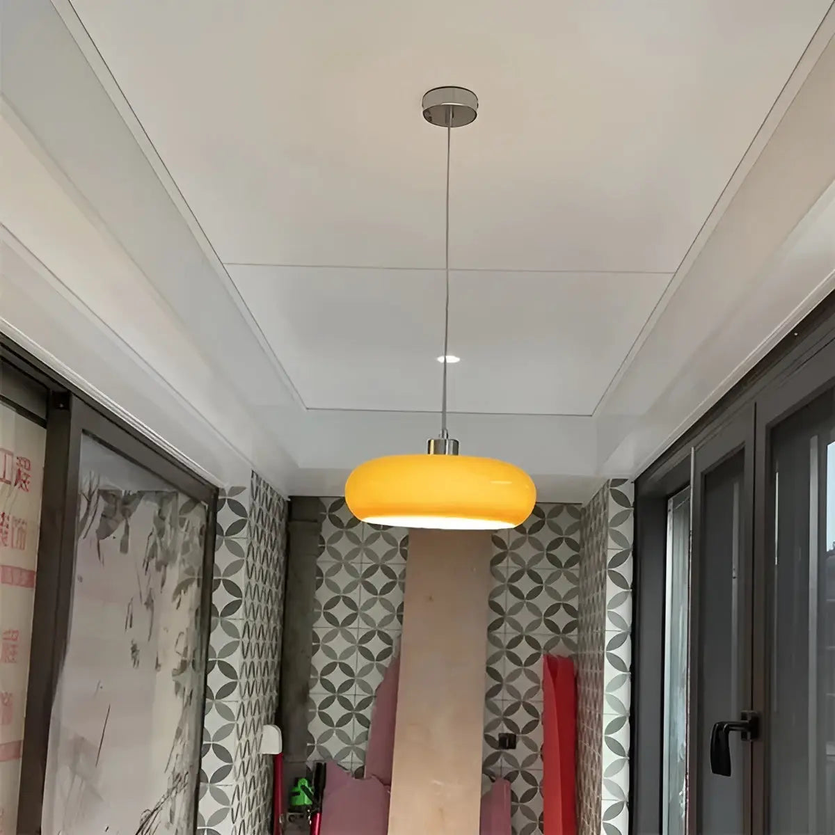 GlassGlow - Nordic Retro Glass LED Pendant Light