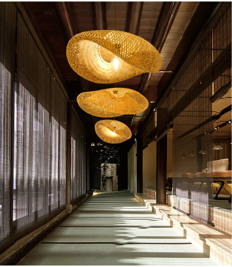 BambooLife - Handwoven Bamboo Pendant Light