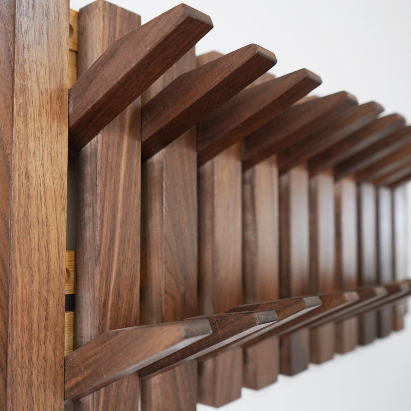 HarmonyHook - Porte-Manteau Mural en Bois Réglable et Élégant