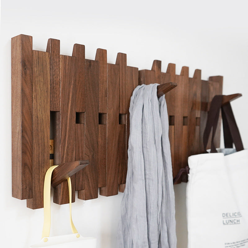 HarmonyHook - Porte-Manteau Mural en Bois Réglable et Élégant