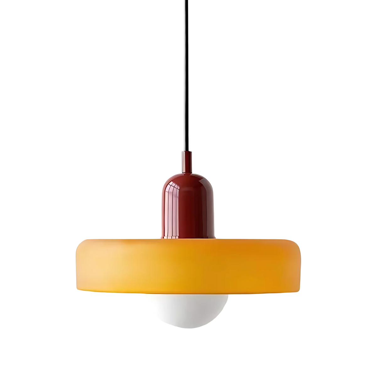 Celeste Élégance - Metal and Glass Pendant Light