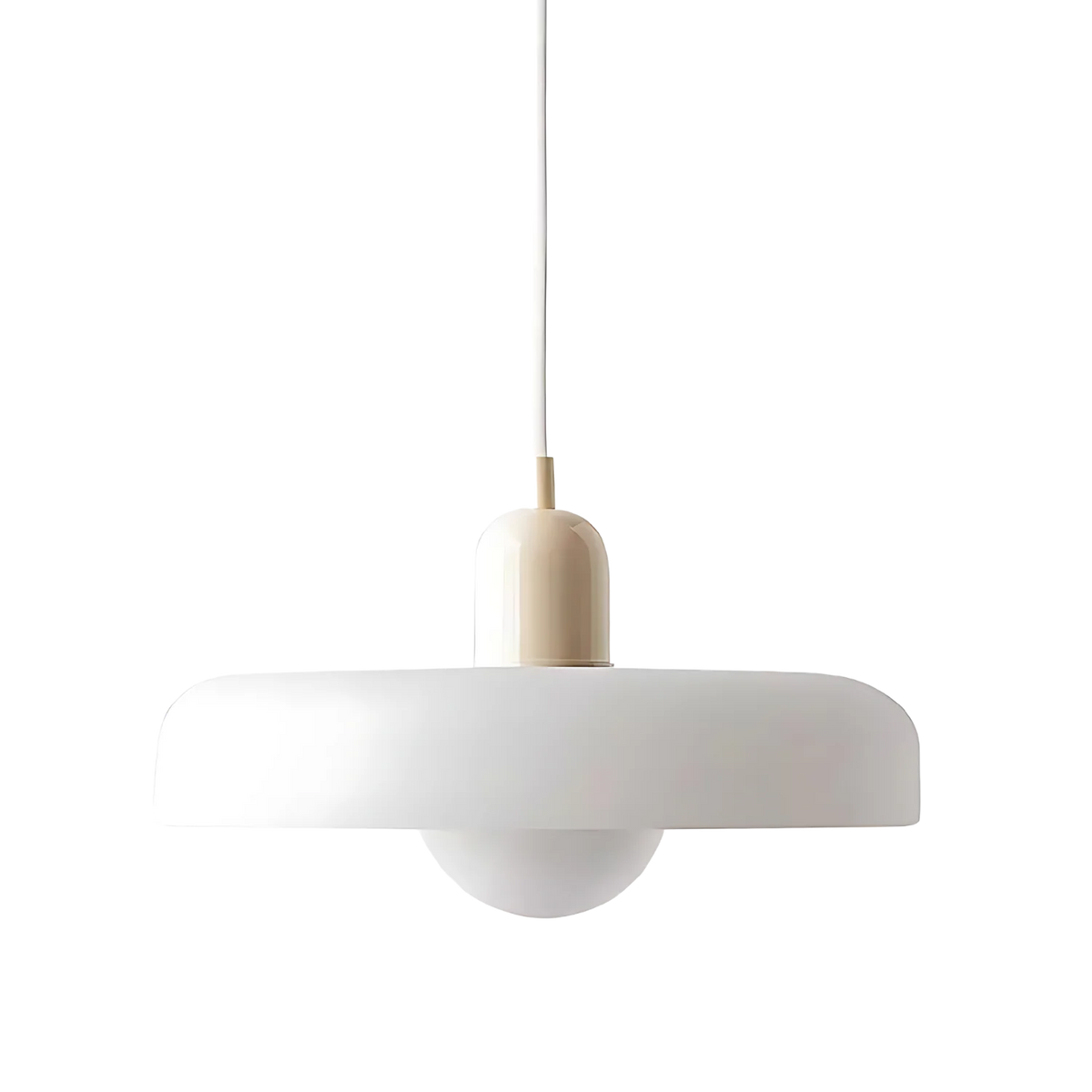 Celeste Élégance - Metal and Glass Pendant Light