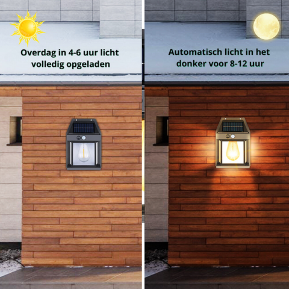 Spots Solaires LED Deluxe - Éclairage mural sans fil pour sublimer votre jardin
