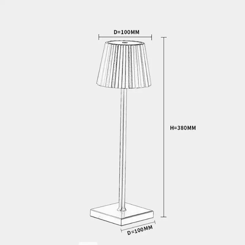 Arlo - Rechargeable Wireless LED Table Lamp with Scandinavian Design