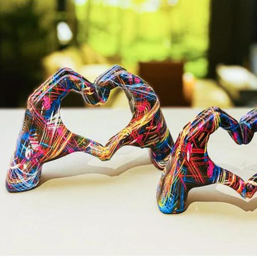LoveGraff - Sculpture décorative artistique en résine