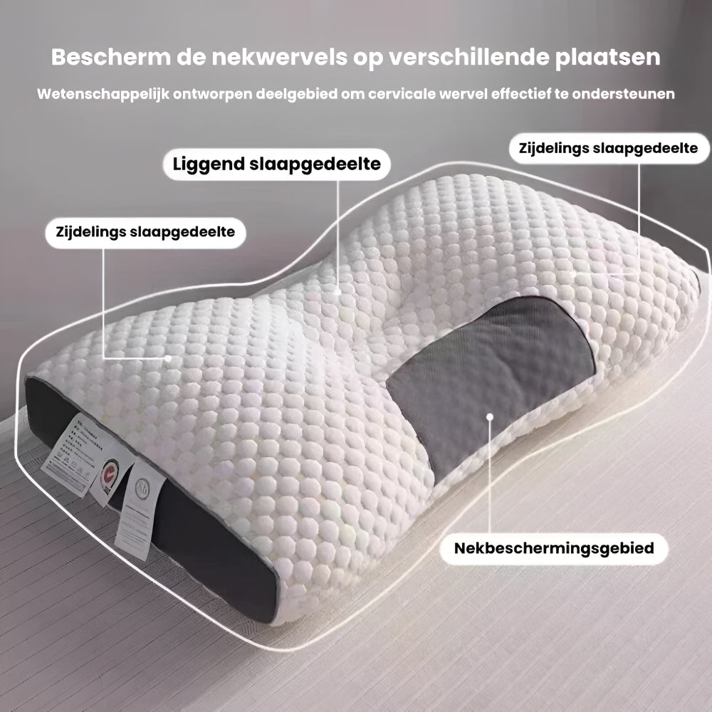 Oreiller Ergonomique | Oreiller Mémoire de Forme avec Soutien Cervical | Confort Optimal pour un Sommeil Réparateur 6