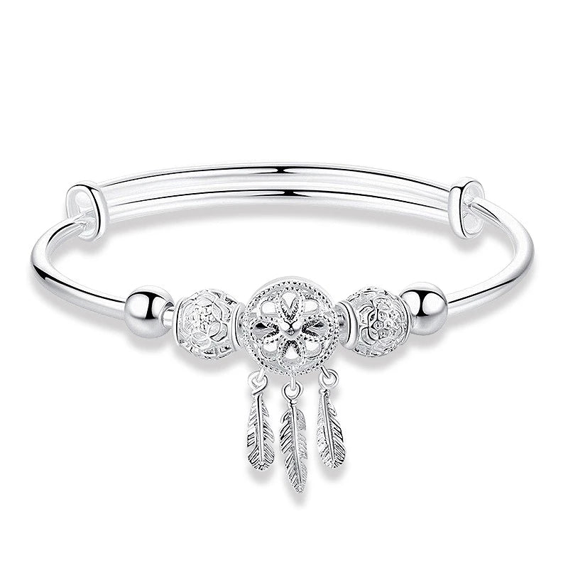 Lisa - Bracelet attrape-rêves en argent 925 réglable