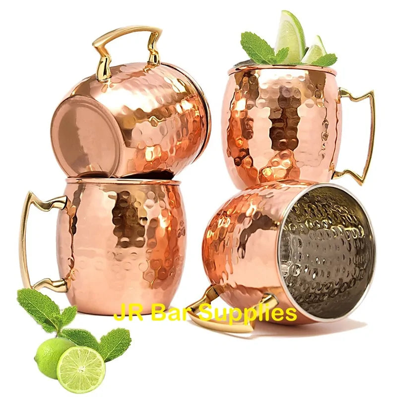 ChillCopper - Ensemble de mugs en cuivre martelé