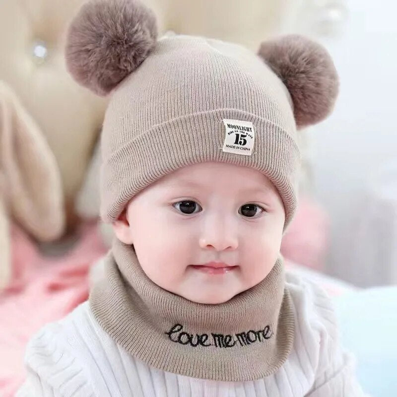 CozySnow - Trendy Kids Pompom Beanie