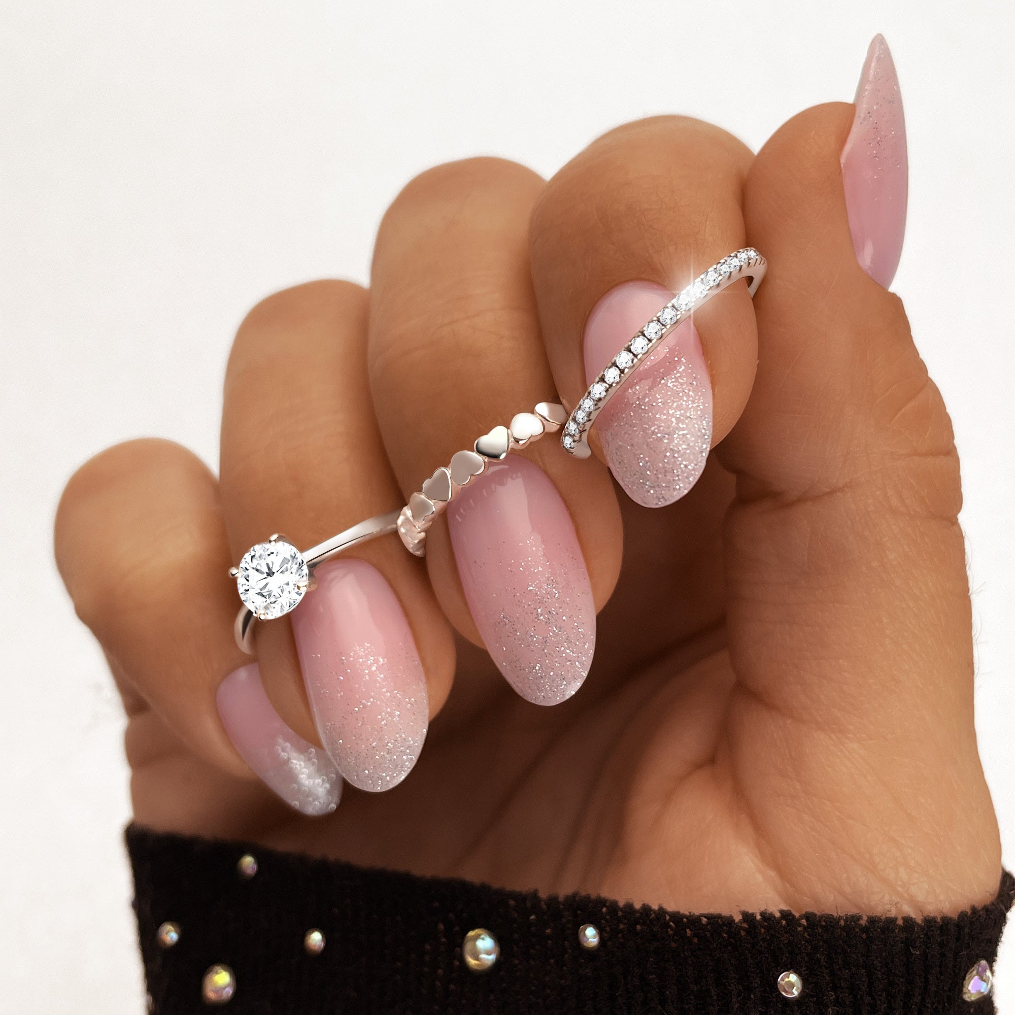 Elena - Bague solitaire en zircone à l'élégance classique