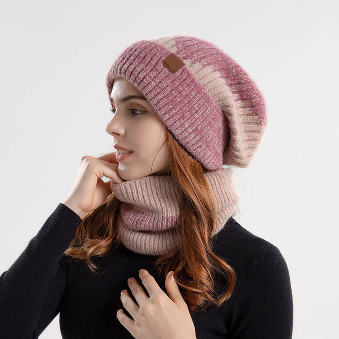 CozyWrap - Trendy Winter Beanie and Scarf Set