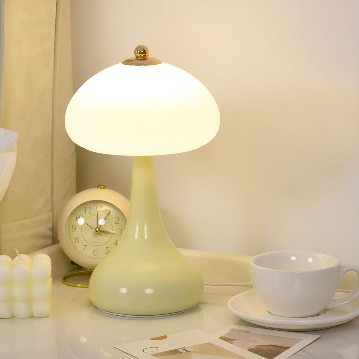 Eleganza - Dimmable LED Mushroom Table Lamp