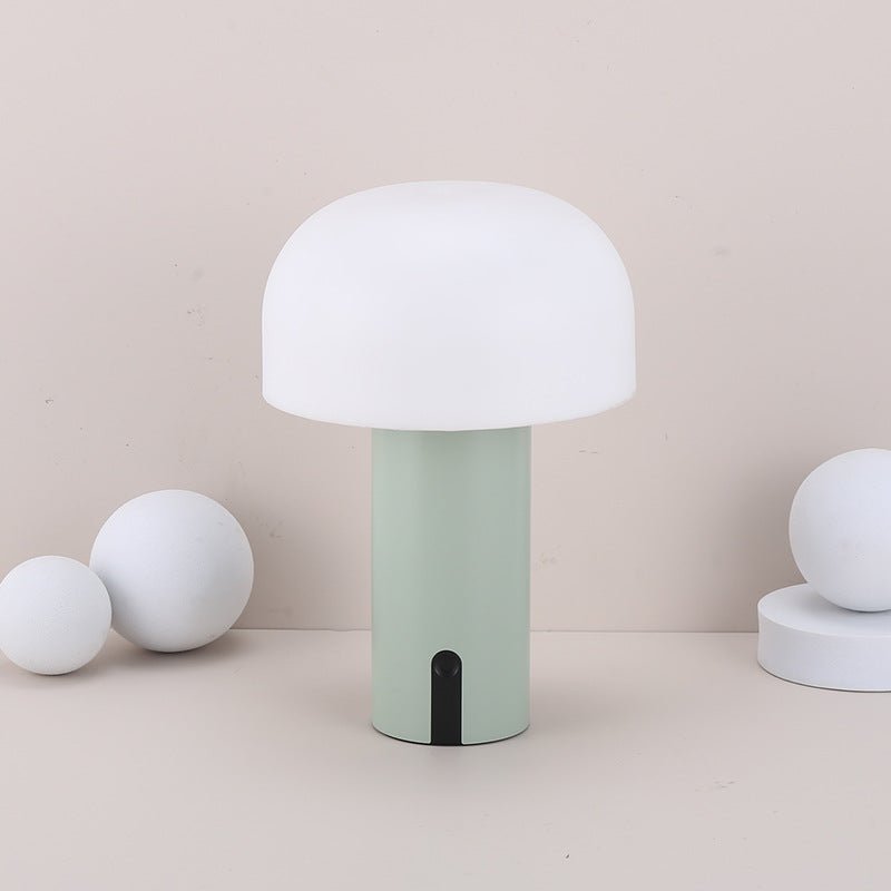 MushroomGlow Table Lamp - Elegant Cordless Light with Touch Control